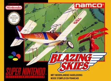 Blazing Skies (Europe) box cover front